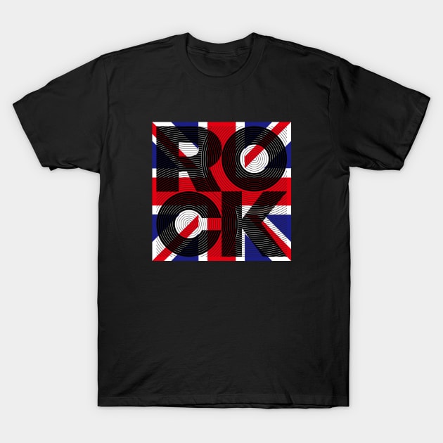 ROCK - UNION JACK T-Shirt by gemgemshop